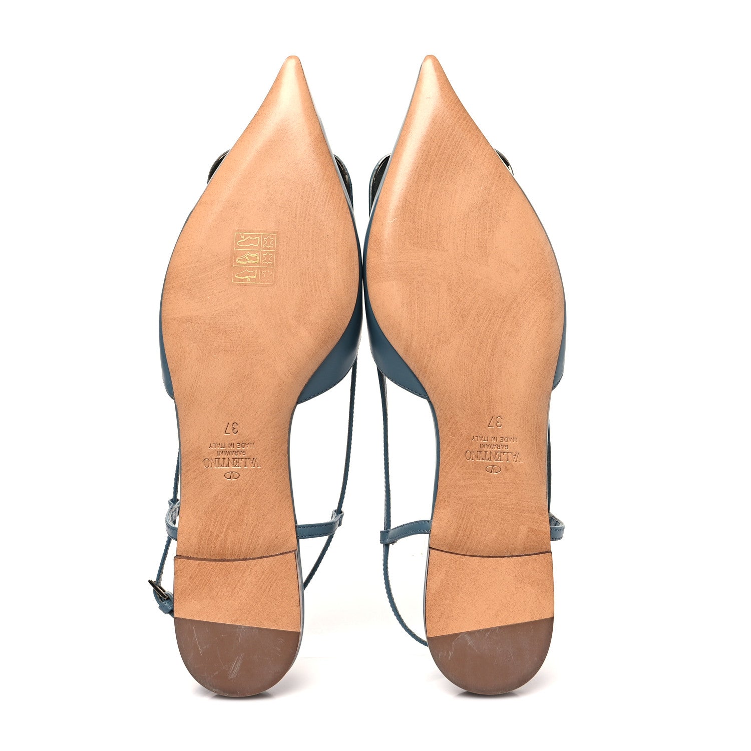Valentino Garavani Nappa Vlogo Slingback Flats 37 Amadeus 5 of 8