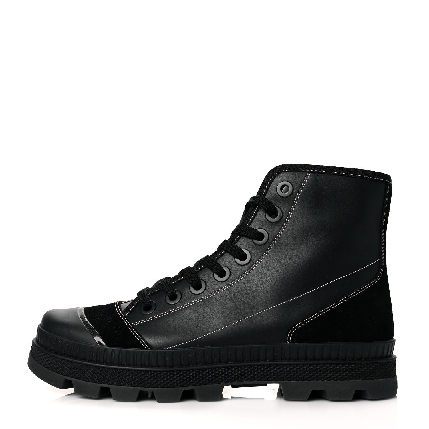 Jimmy Choo Nappa Crosta Suede Mens Nord Combat Boots 43 Black 1 of 9