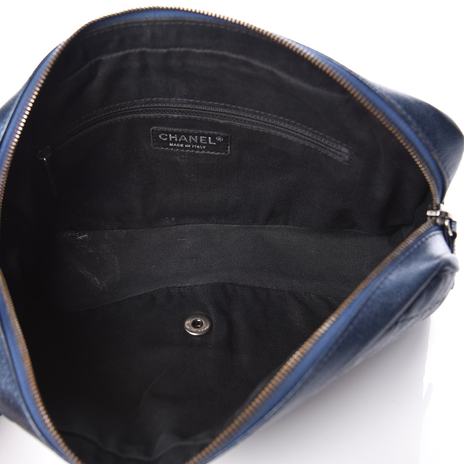 Chanel Iridescent Caviar Quilted Large Chic Flap Blue 5 of 10