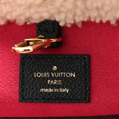 Louis Vuitton Calfskin Monogram Teddy Neverfull MM Black 13 of 21