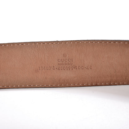 Gucci Guccissima Interlocking G Belt 100 40 Red 4 of 10