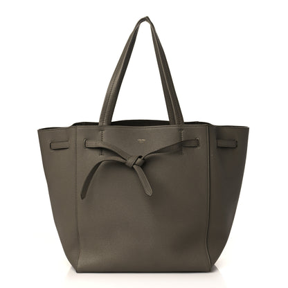 Celine Soft Grained Calfskin Small Belt Cabas Phantom Taupe 1 of 8