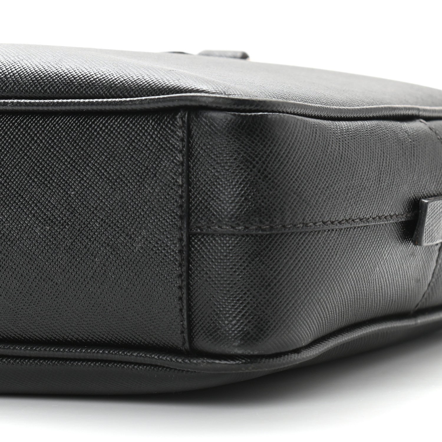 Prada Saffiano Lux Petite Bowler Black 10 of 10