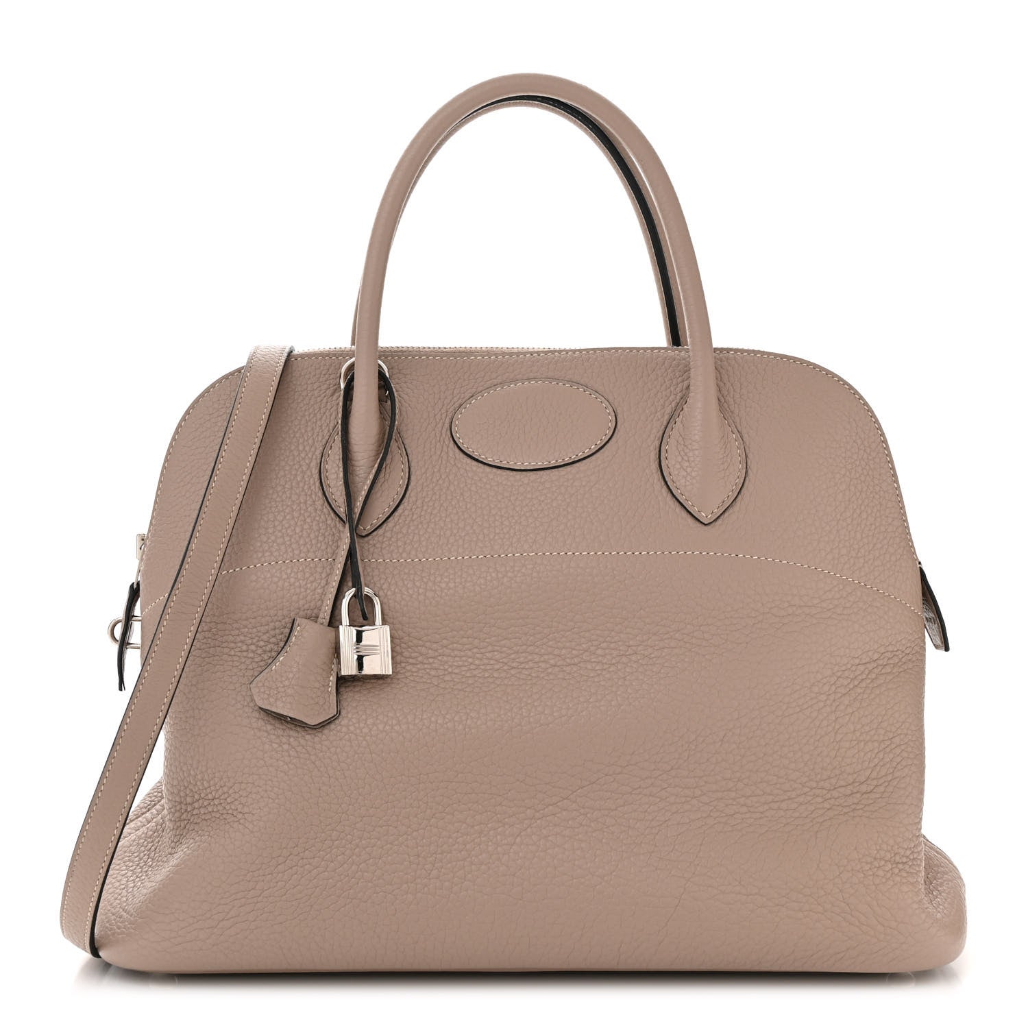Hermes Taurillon Clemence Bolide 35 Gris Tourterelle 1 of 10