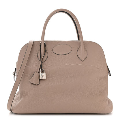 Hermes Taurillon Clemence Bolide 35 Gris Tourterelle 1 of 10