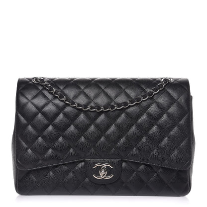 Chanel Caviar Quilted Maxi Double Flap Black 1 of 12