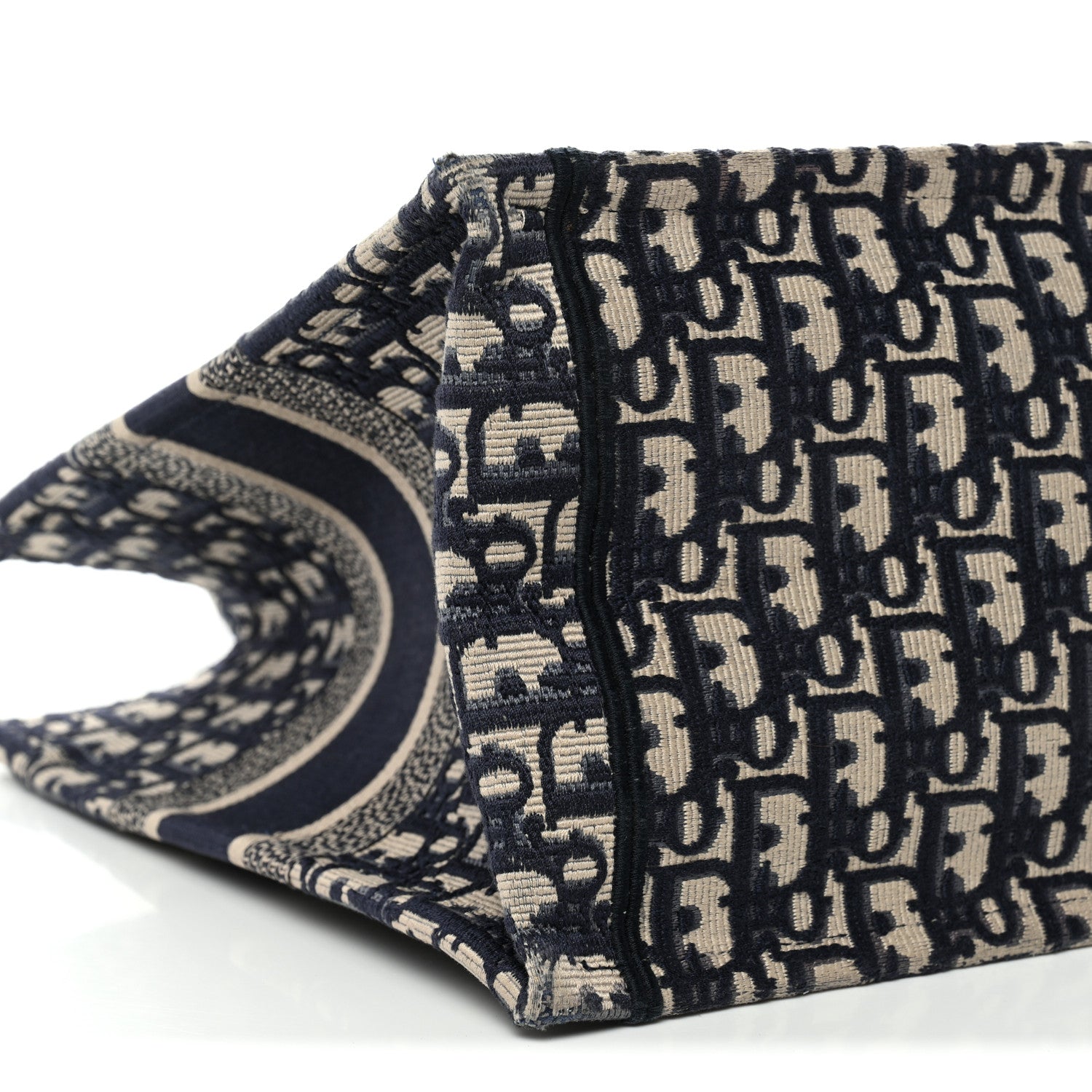 Christian Dior Oblique Medium Book Tote Blue Multicolor 9 of 17
