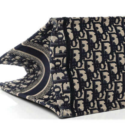 Christian Dior Oblique Medium Book Tote Blue Multicolor 9 of 17