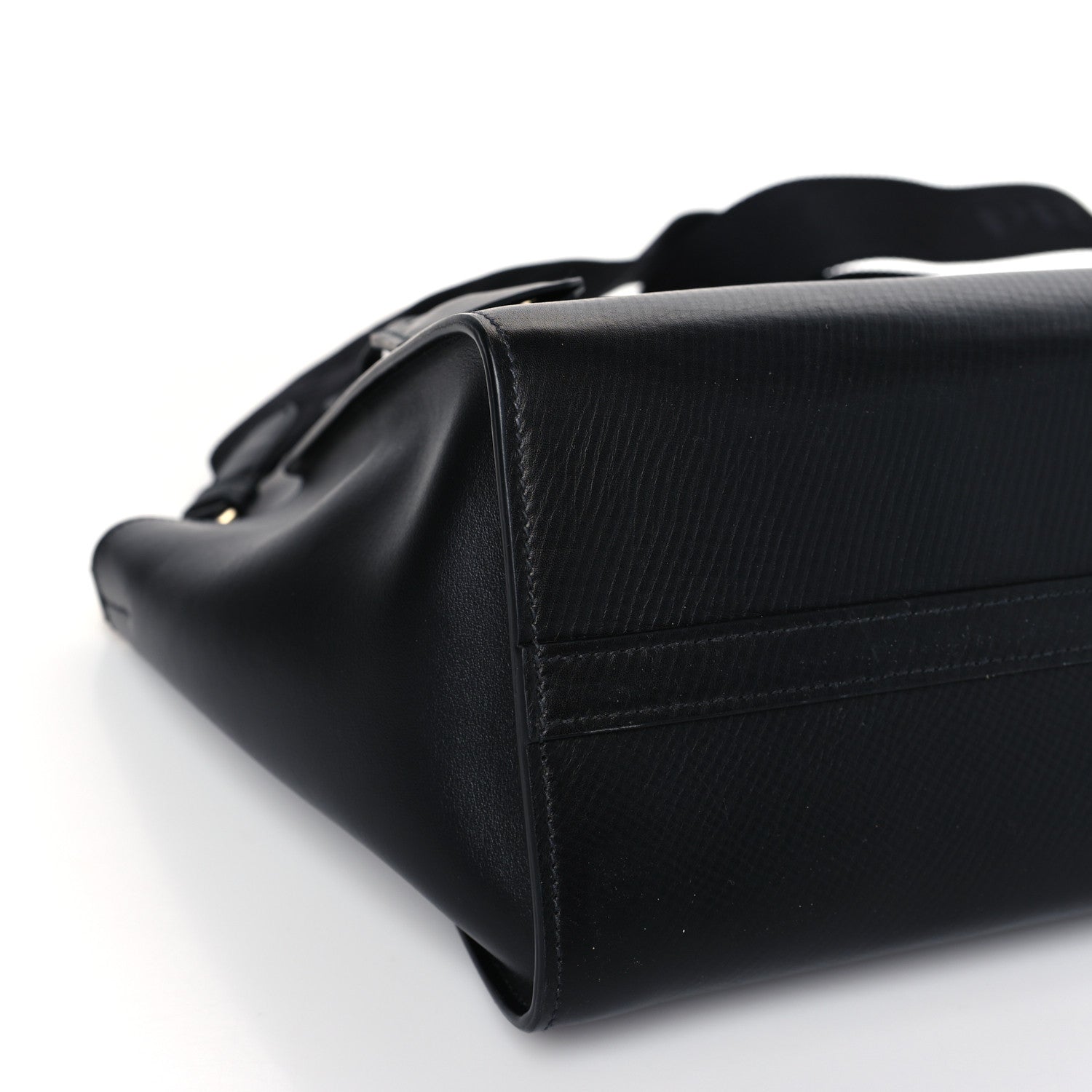 Prada Vitello Satchel Black 7 of 8