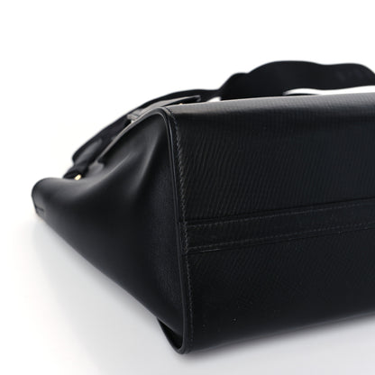Prada Vitello Satchel Black 7 of 8