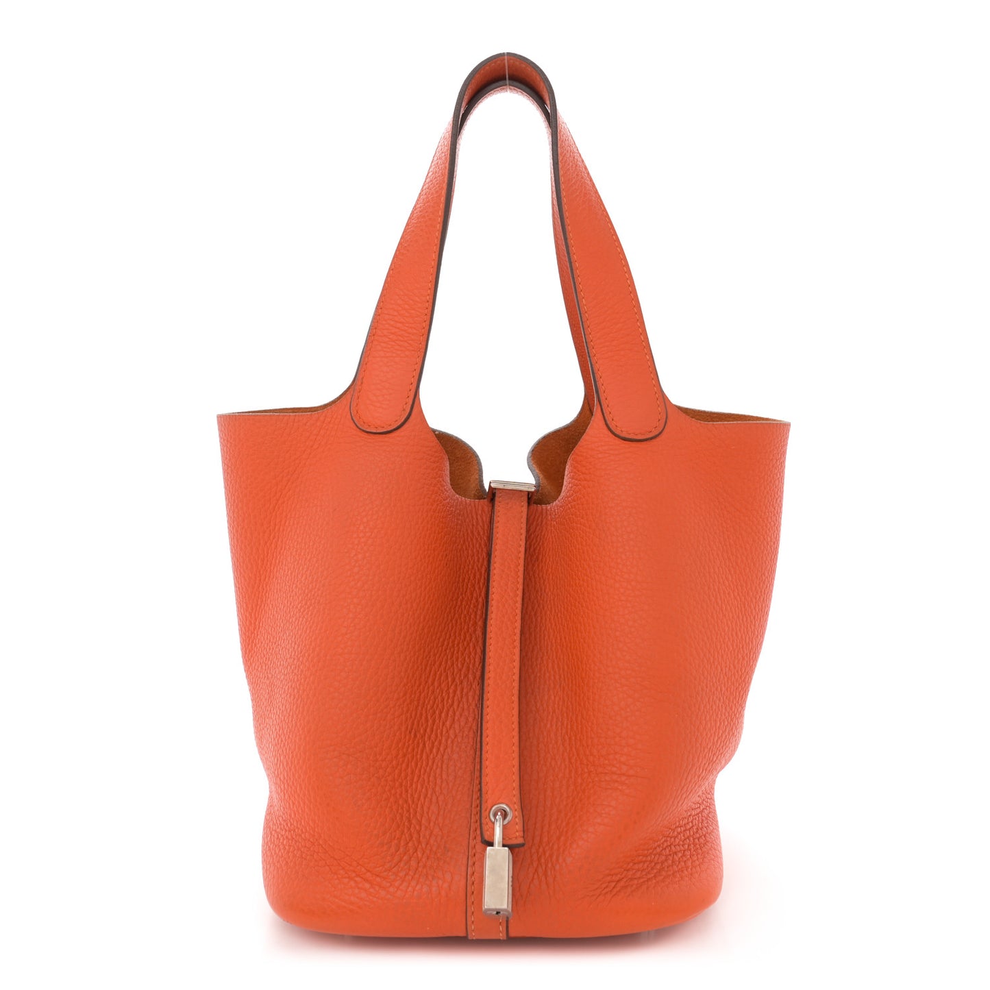 Taurillon Clemence Picotin Lock 22 MM Orange