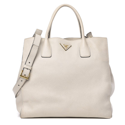 Prada Vitello Daino Tote Talco 1 of 17