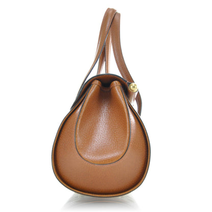 Gucci Monogram Bamboo Bullet Satchel 4 of 9