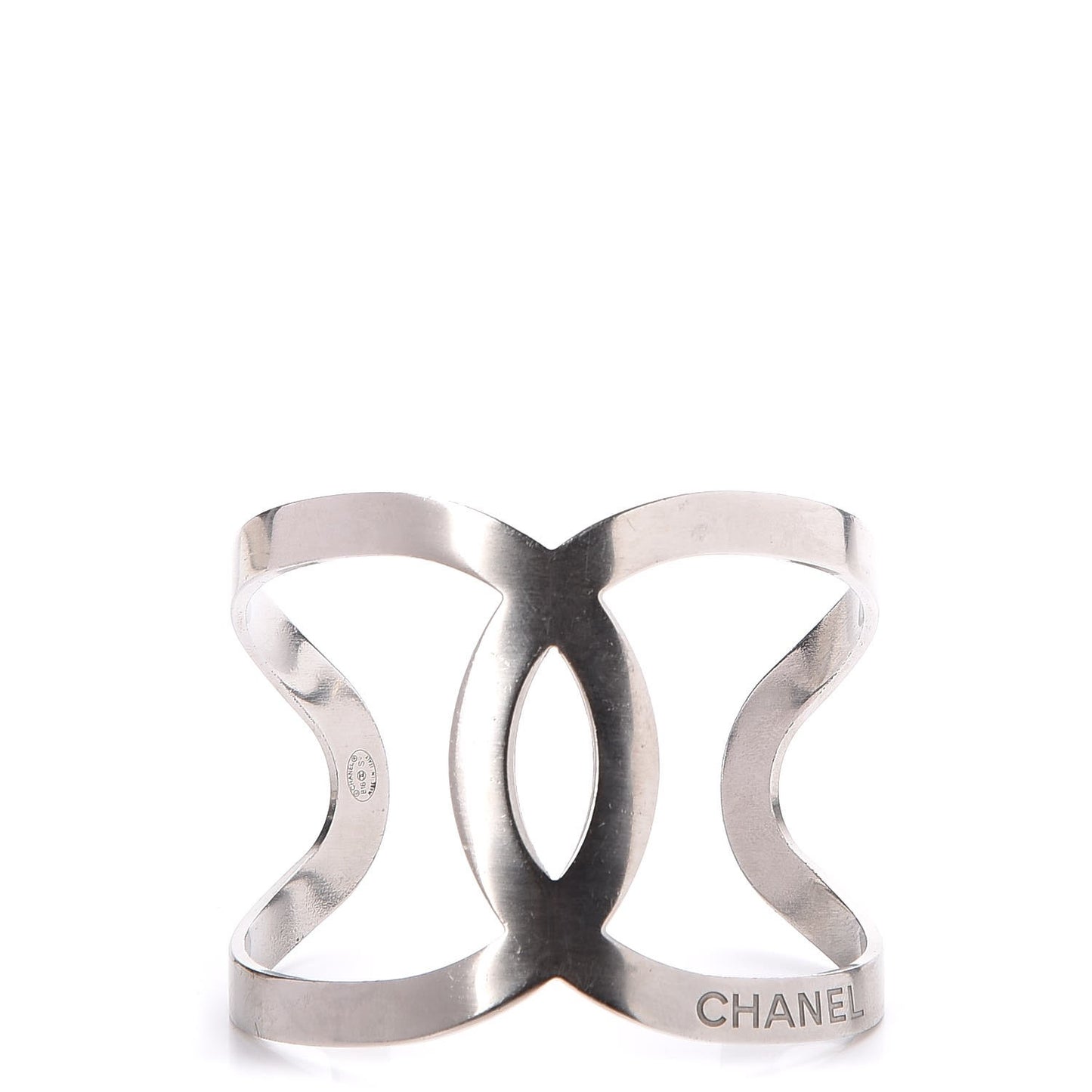 Metal CC Cuff Silver