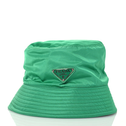 Prada Re-Nylon Triangle Womens Bucket Hat M Menta 3 of 8