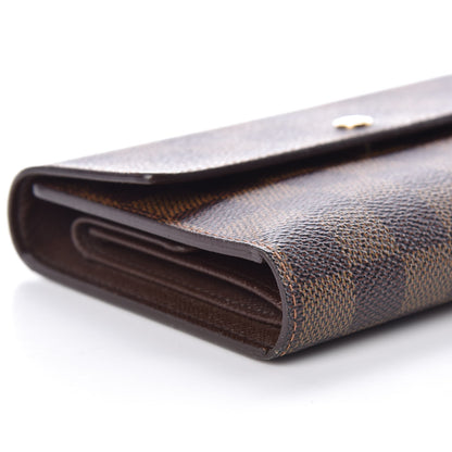 Louis Vuitton Damier Ebene Porte Tresor Etui Papier Wallet 7 of 8