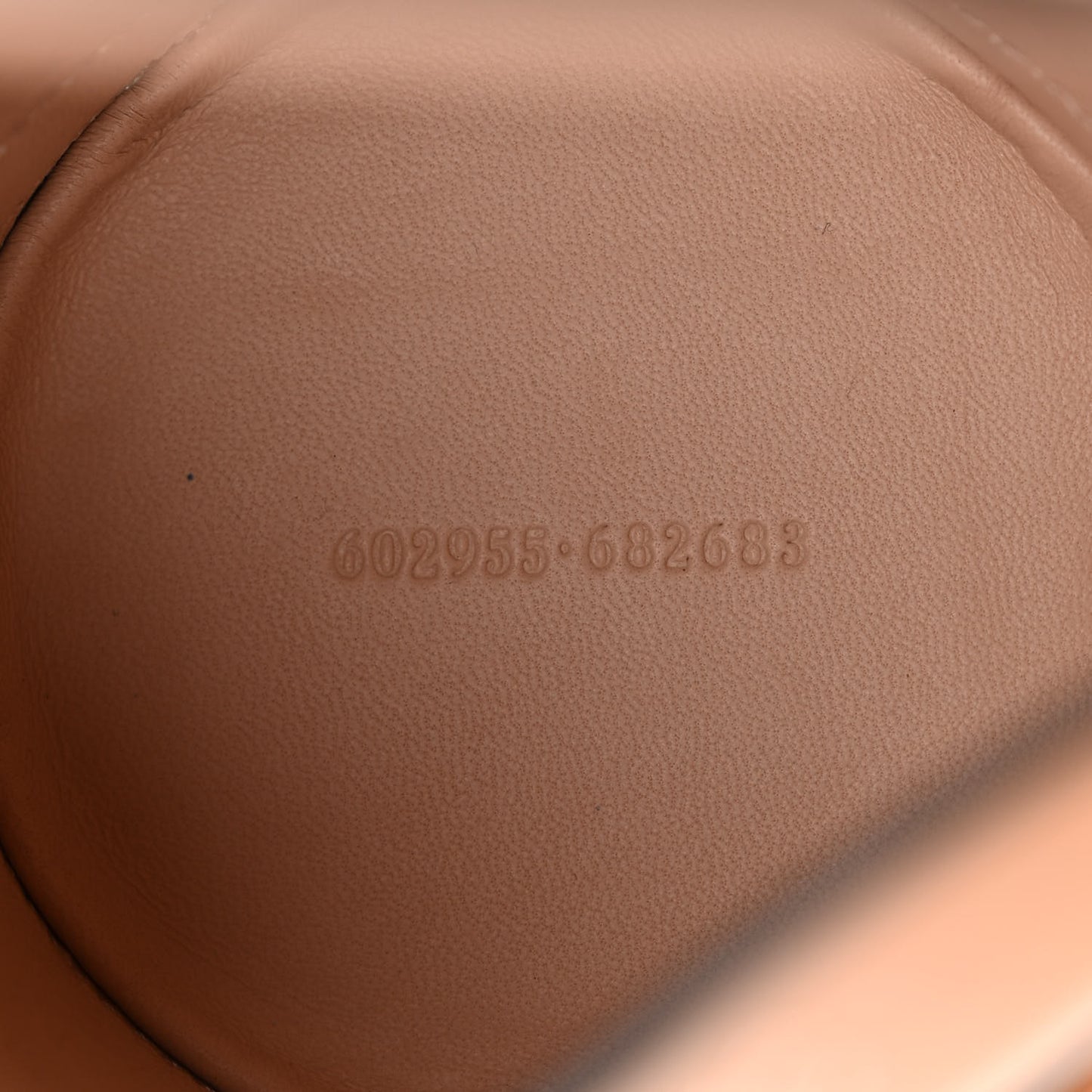 Calfskin Mini Curve Bucket Bag Tan