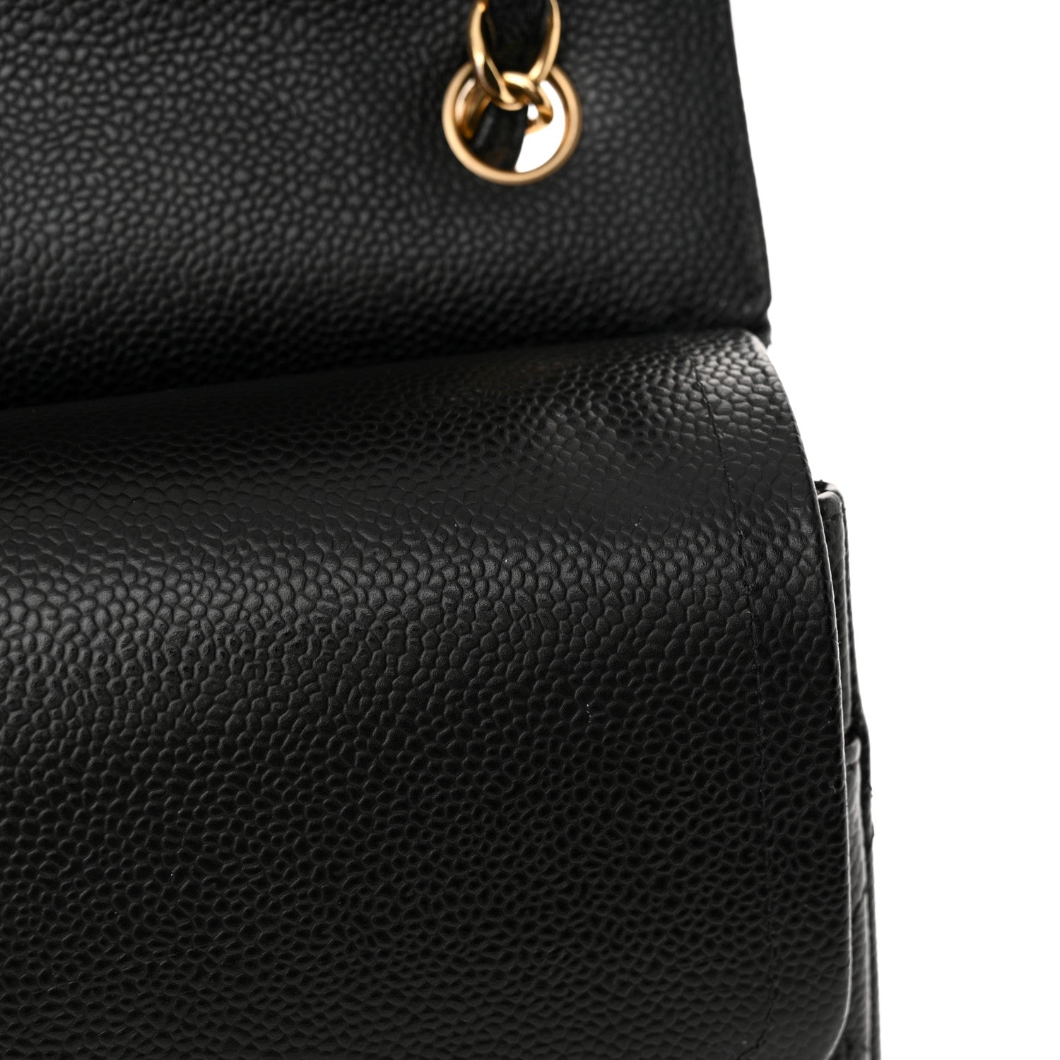 Chanel Caviar Quilted Jumbo Double Flap Black 13 of 14