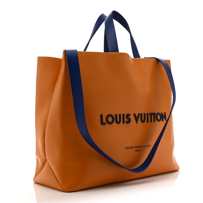 Louis Vuitton Cowhide Shopper Bag MM Safran 3 of 9