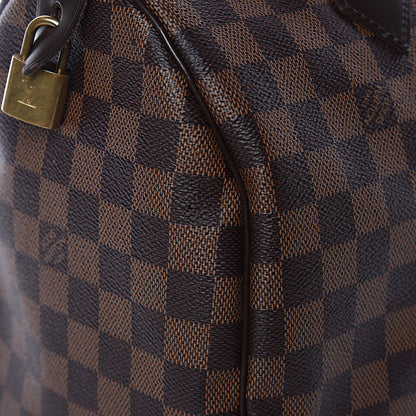 Louis Vuitton Damier Ebene Speedy 30 10 of 17