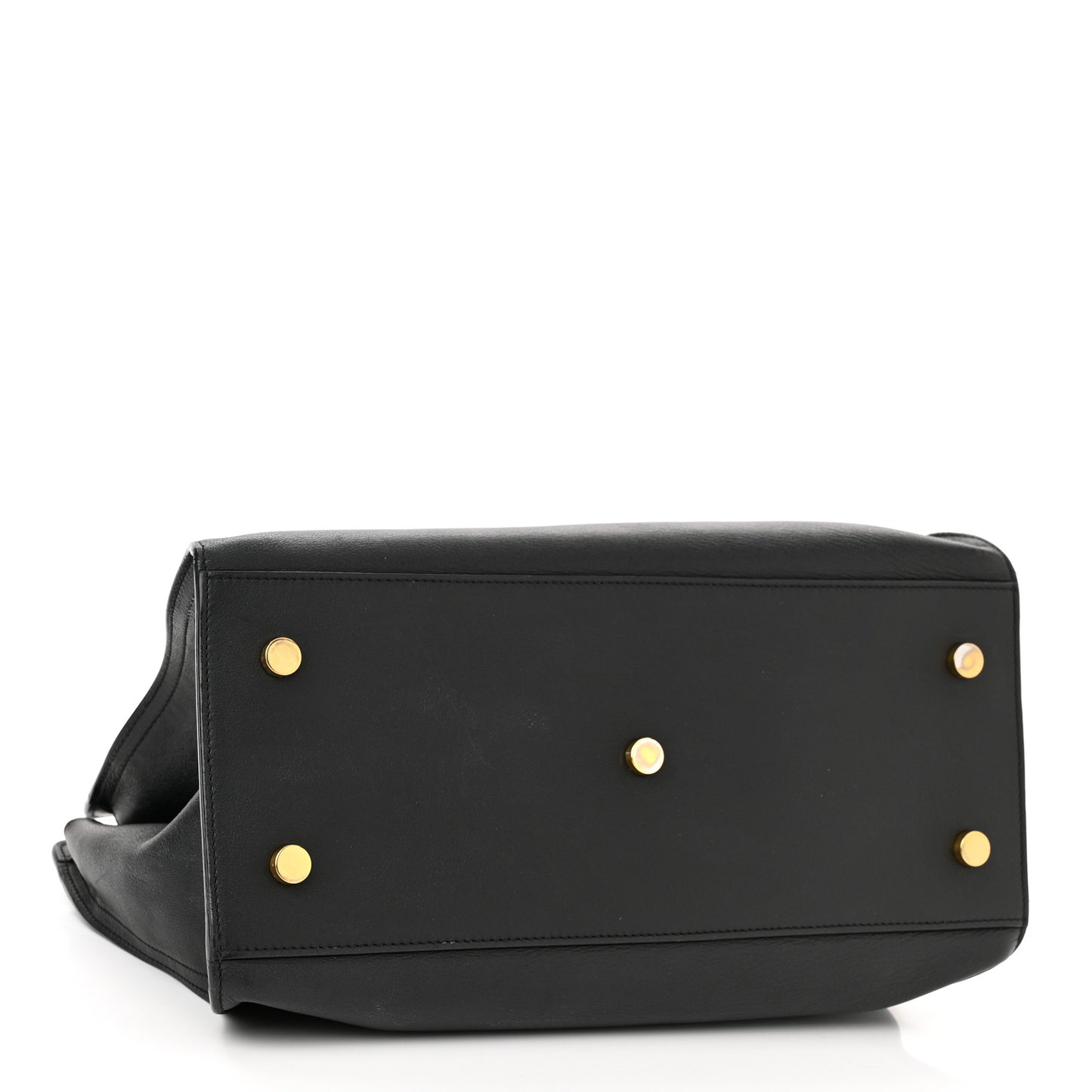 Calfskin Small Monogram Cabas Black