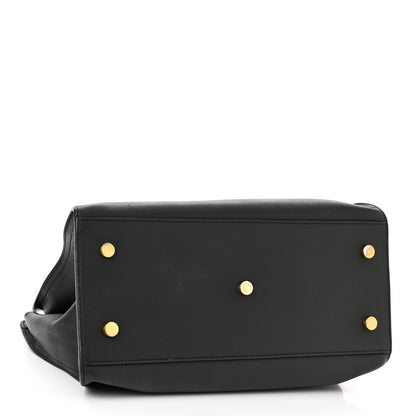 Saint Laurent Calfskin Small Monogram Cabas Black 4 of 12