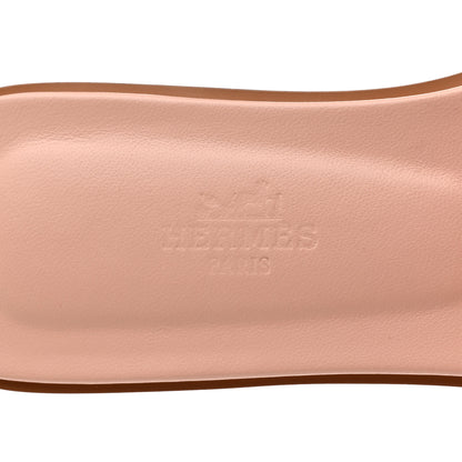 Hermes Epsom Oran Sandals 36.5 Rose Pale 7 of 9