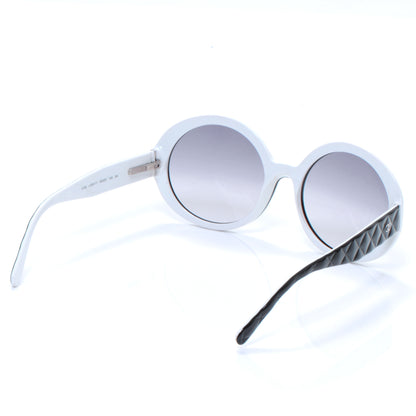 Chanel Quilted CC Mod Sunglasses 5120 Black White 2 of 5