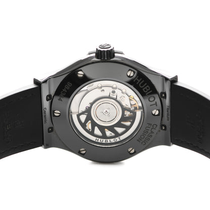 Hublot Ceramic Carbon Diamond Pave Bezel 45mm Classic Fusion Black Magic Automatic Watch Black 511.CM.1170.LR.1104 4 of 4