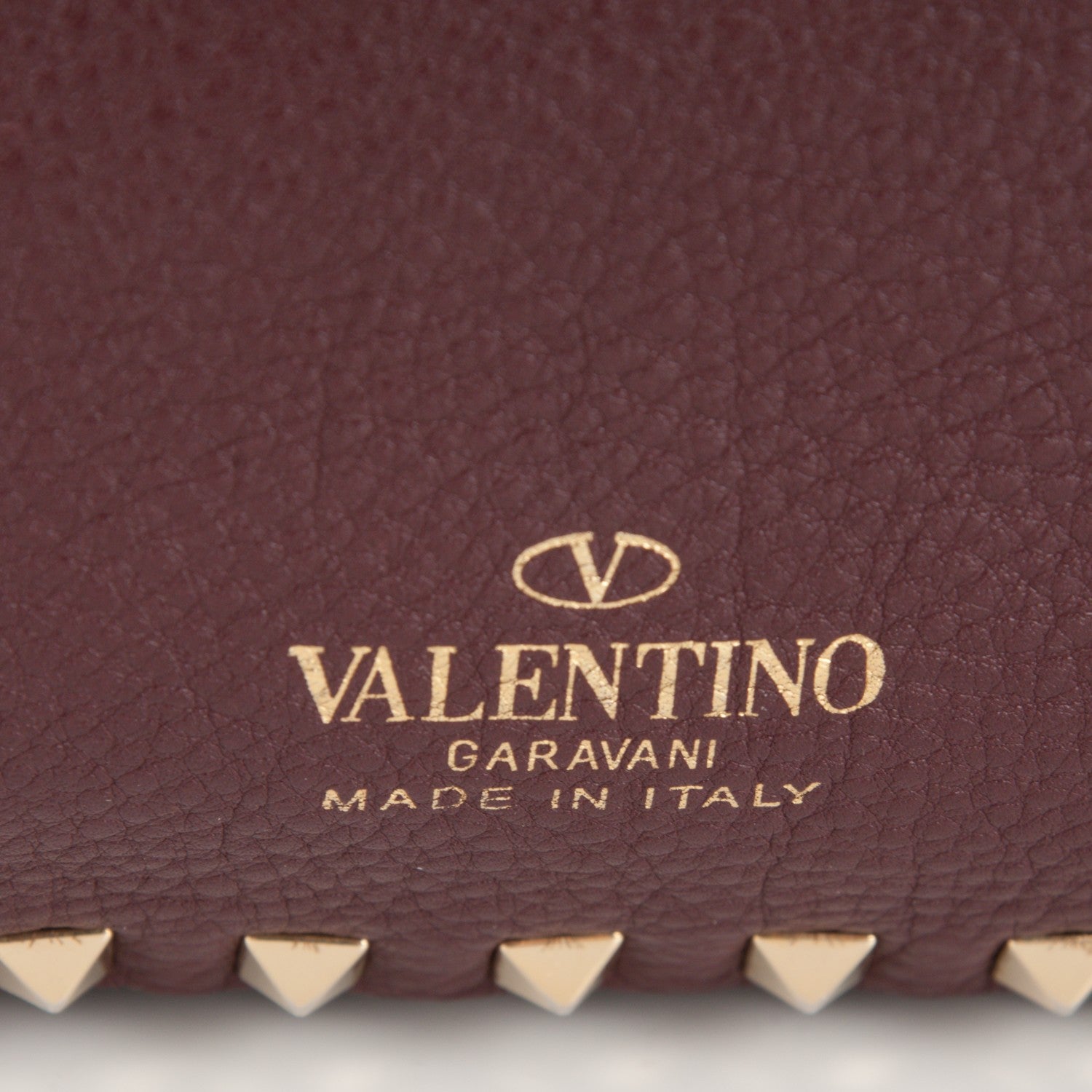 Valentino Garavani Grained Calfskin Medium Rockstud Reversible Tote Light Cuir Rubin 8 of 8