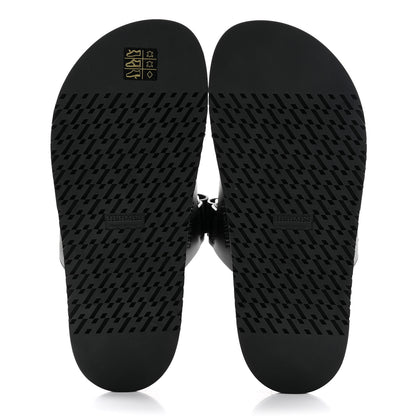 Hermes Calfskin Womens Chypre Sandals 38 Black 5 of 12