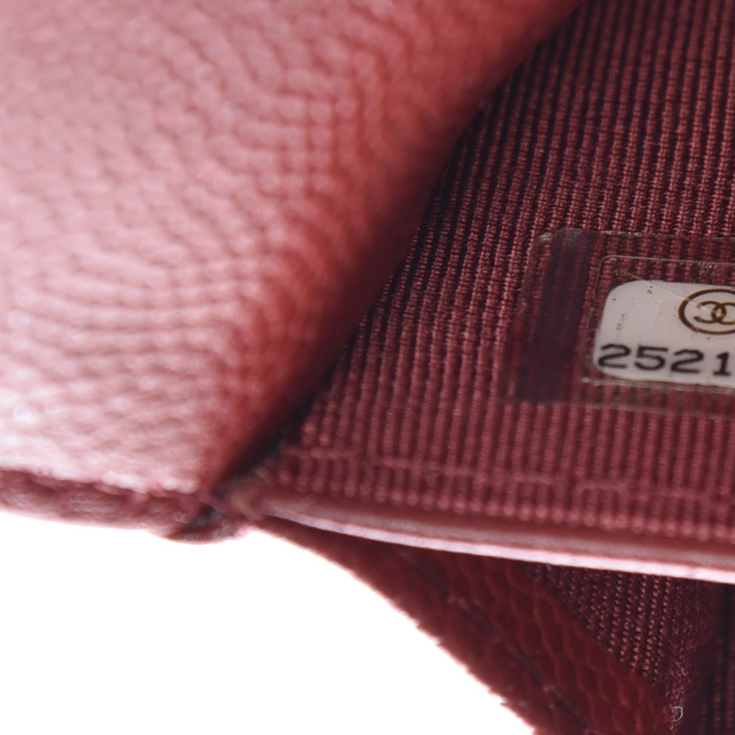Chanel Iridescent Caviar Quilted Medium Flap Wallet Burgundy 8 of 9