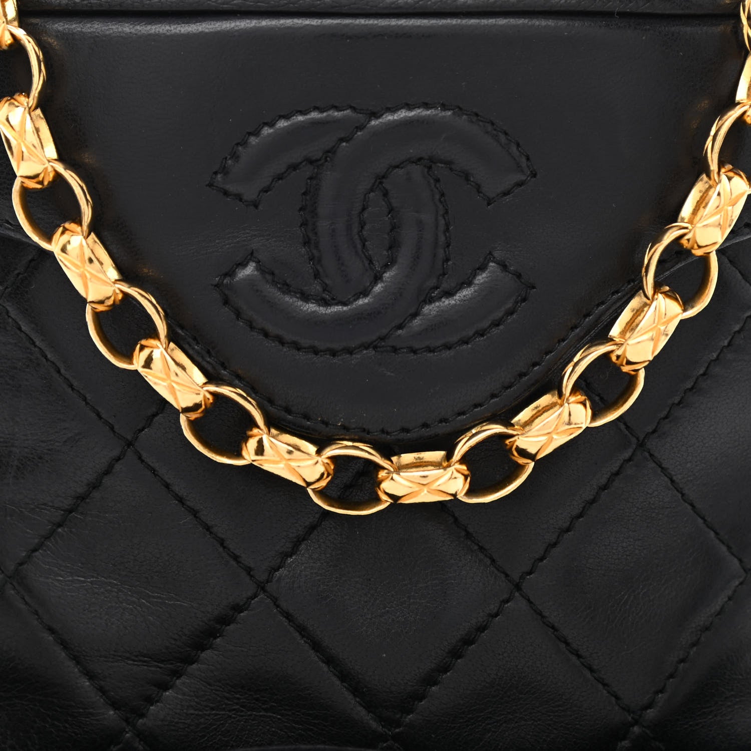 Chanel Lambskin Quilted Small Tassel Shoulder Bag Black 9 of 13