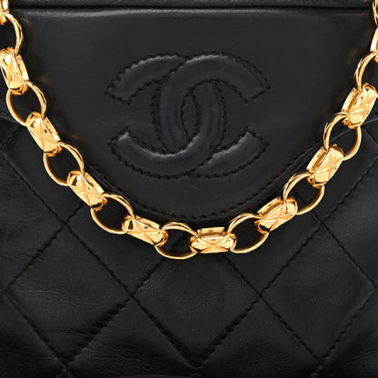 Chanel Lambskin Quilted Small Tassel Shoulder Bag Black 9 of 13