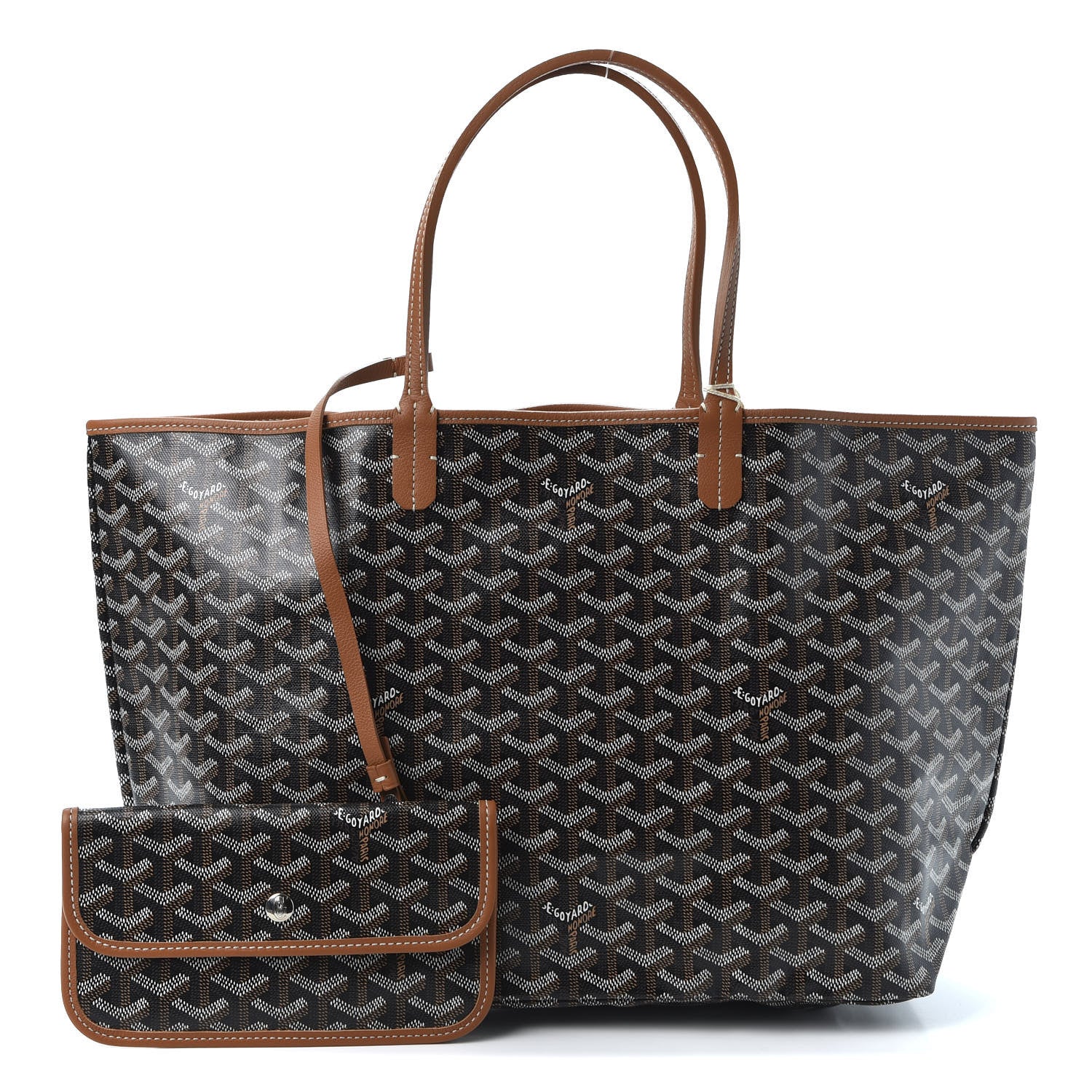 Goyard Goyardine Saint Louis PM Black Gold 1 of 7