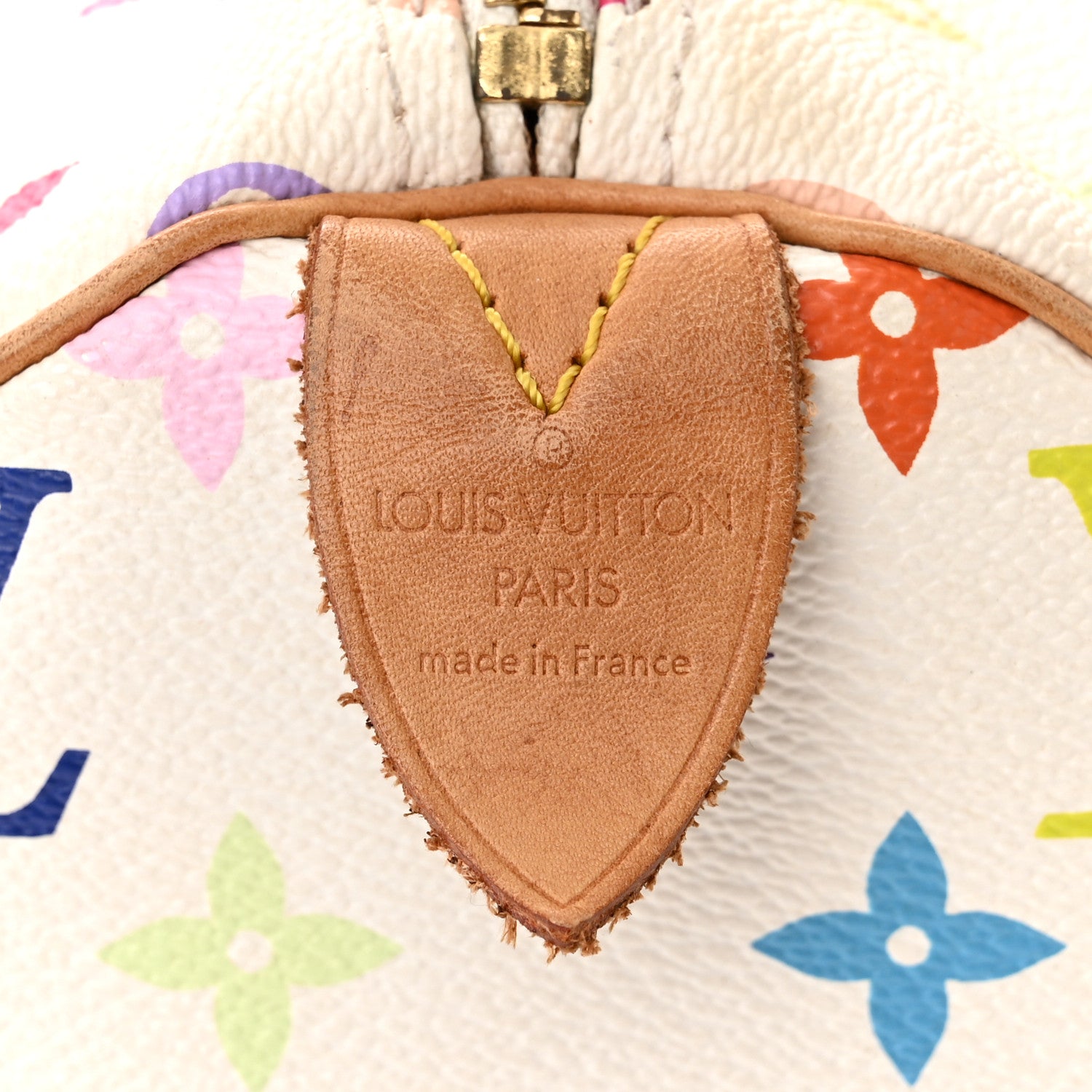 Louis Vuitton Monogram Multicolor Speedy 30 White 6 of 12
