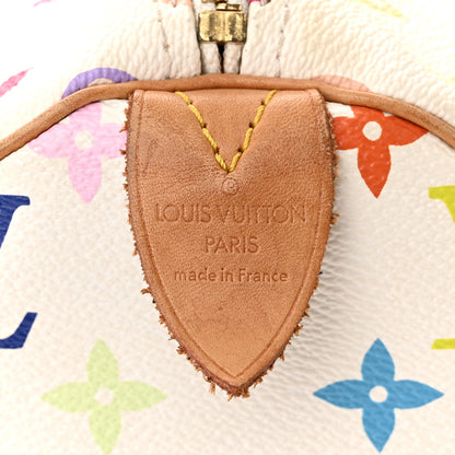 Louis Vuitton Monogram Multicolor Speedy 30 White 6 of 12