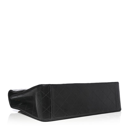 Chanel Lambskin Quilted XL Jumbo Single Flap Black 3 of 4