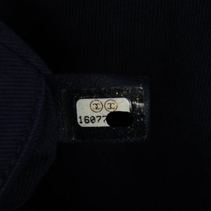 Chanel Canvas Small Deauville Tote Denim Blue 7 of 8