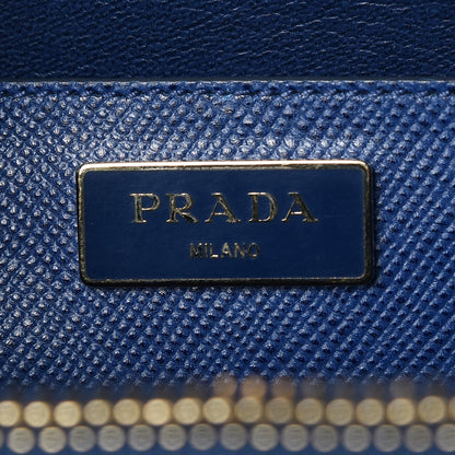 Prada Saffiano Cuir Open Promenade Tote Bluette 7 of 15