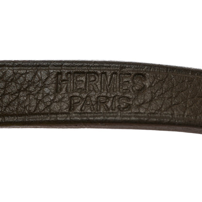 Hermes Swift 3MM Hapi Triple Tour Wrap Bracelet S Eucalyptus 5 of 7