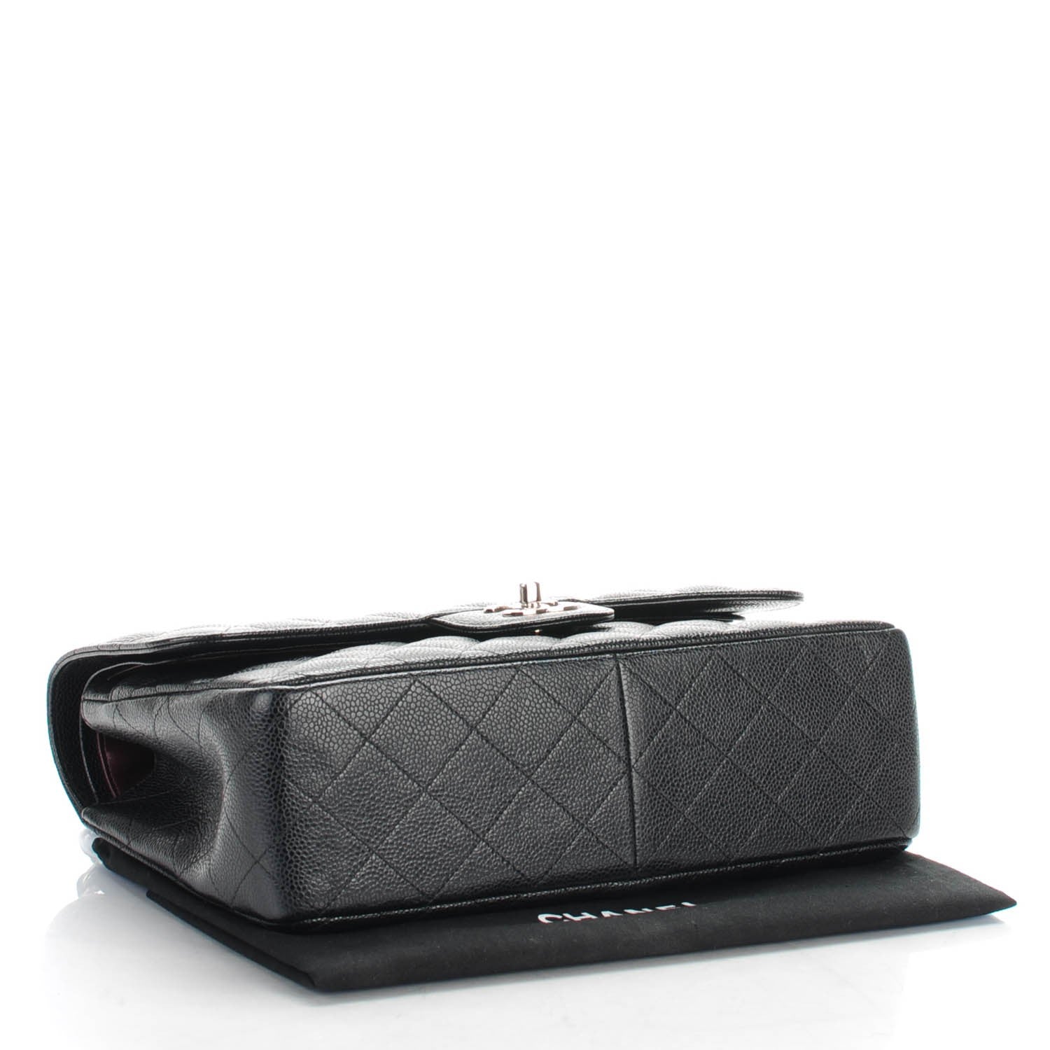 Chanel Caviar Quilted Jumbo Double Flap Black 4 of 8