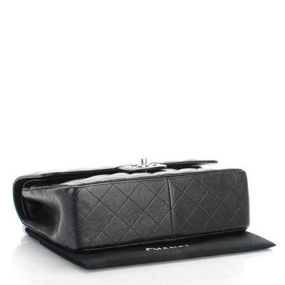 Chanel Caviar Quilted Jumbo Double Flap Black 4 of 8
