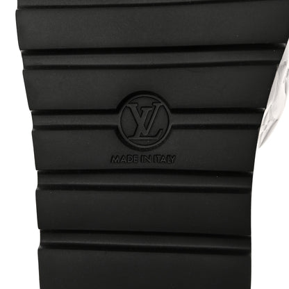 Louis Vuitton Lambskin Embossed Monogram Pool Pillow Flat Comfort Mule 37 White 8 of 9