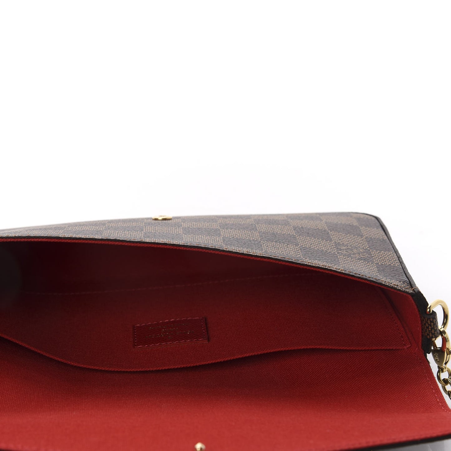 Damier Ebene Pochette Felicie Chain Wallet