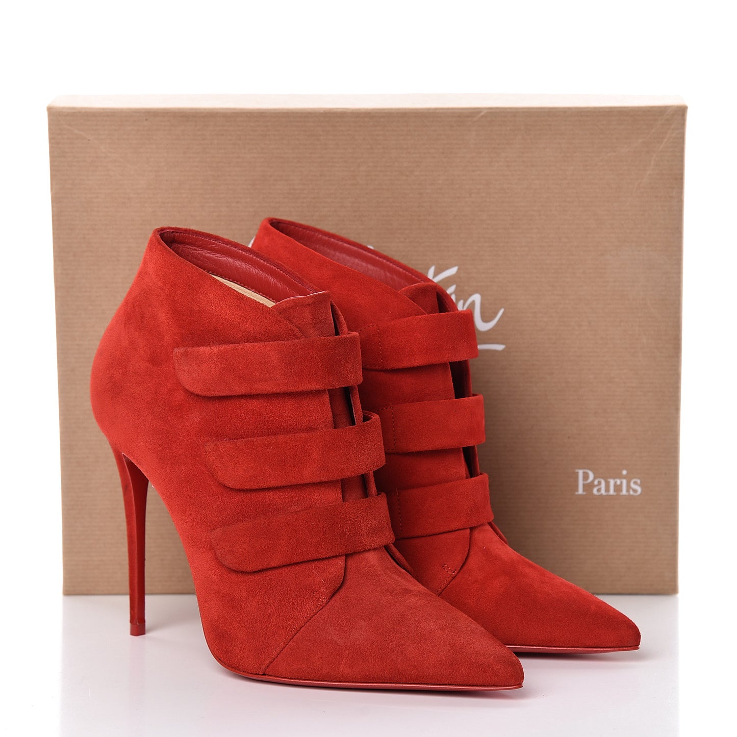 Veau Velour Triniboot 100 Booties 37 Loubi