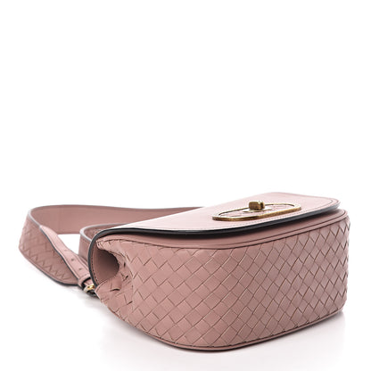 Bottega Veneta Nappa Intrecciato BV Luna Shoulder Bag Deco Rose 4 of 10