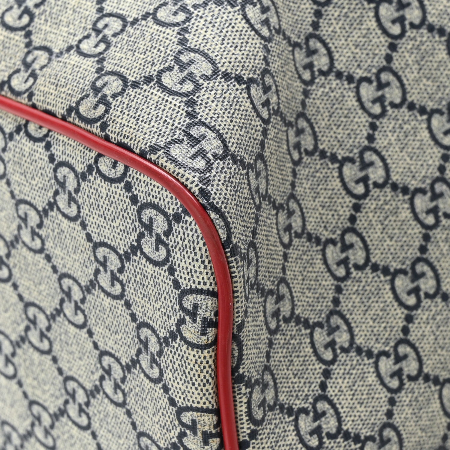 Gucci GG Plus Monogram Tattoo Heart Medium Joy Boston Red 10 of 13