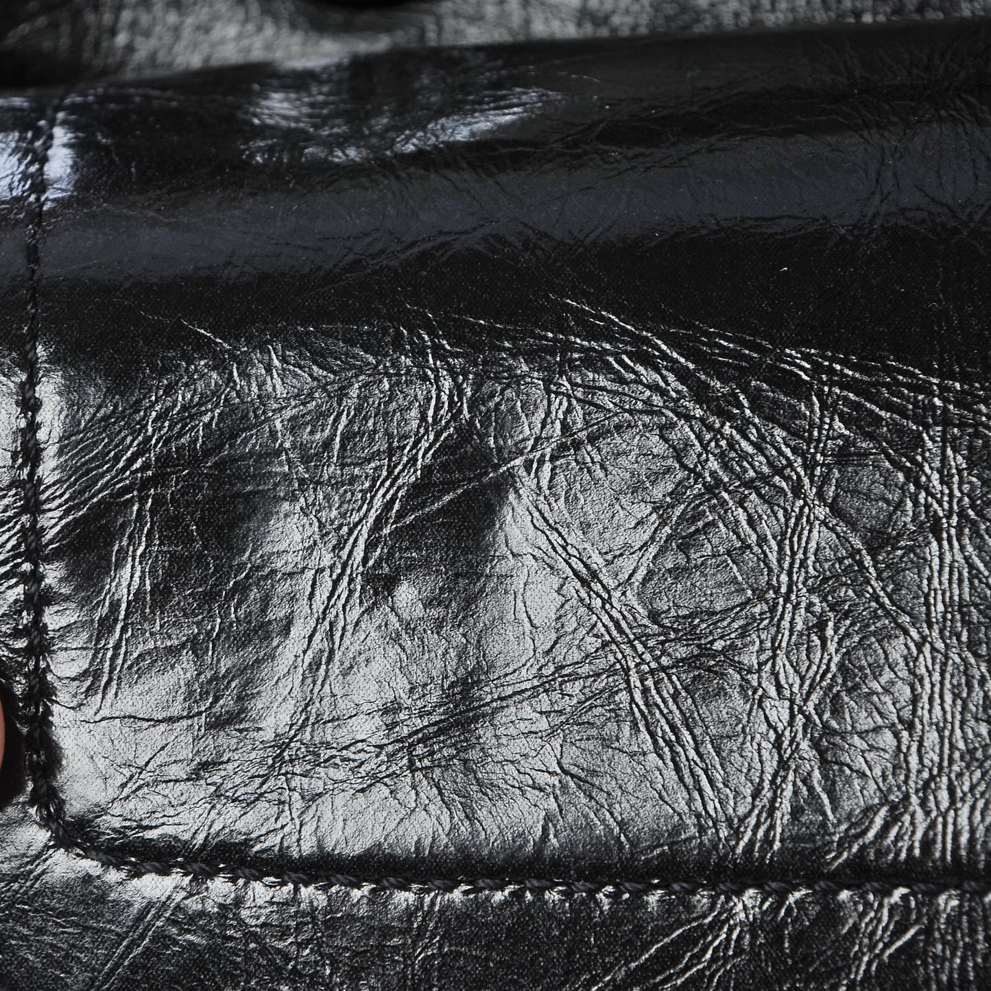 Glazed Calfskin Quilted 2.55 Reissue 226 Flap So Black