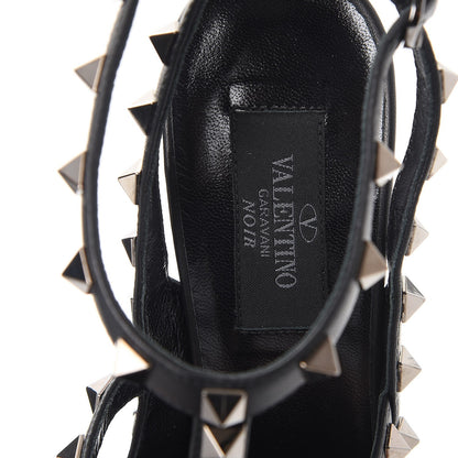 Valentino Garavani Nappa Rockstud Ankle Strap Pumps 36.5 Black 7 of 10
